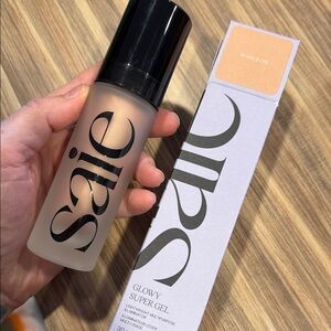 Saie Glow y Super Gel in Rosy Glow